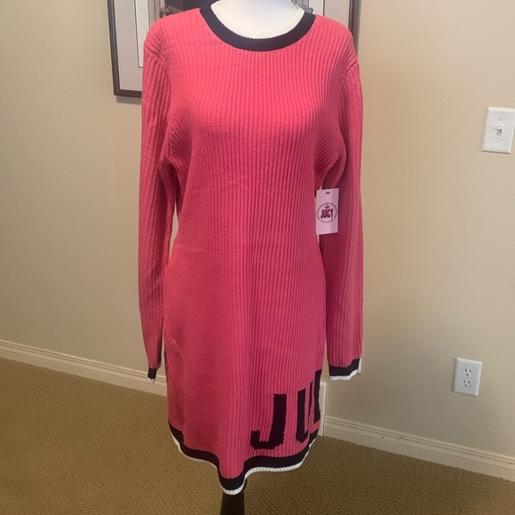 ✨JUICY COUTURE✨Cable Knit Sweater Dress - Picture 1 of 10